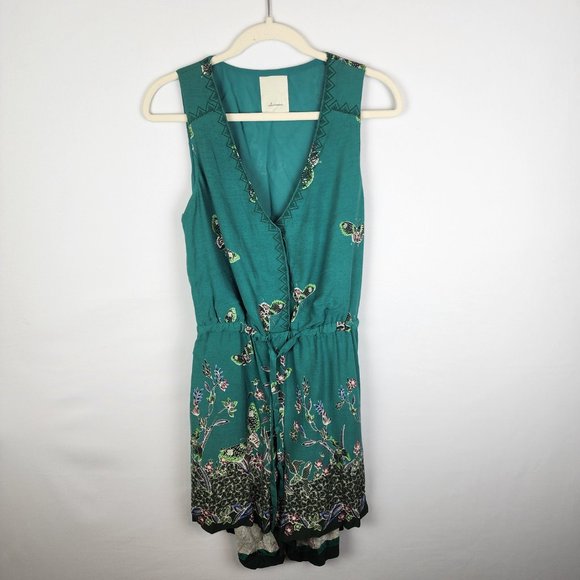 Anthropologie Elevenses Romper M - Picture 2 of 5